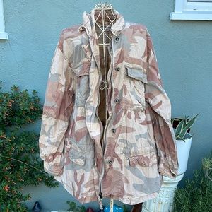 Free People Camouflage Lead the Way Jacket